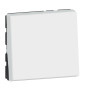 Legrand - Mosaic - Bouton Poussoir Easy-Led 6A 250V 2 modules - blanc - Réf : 278040L