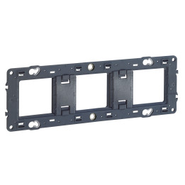 Legrand - Support triple 3 postes - Mosaic/Céliane - Fixation VIS - 080253