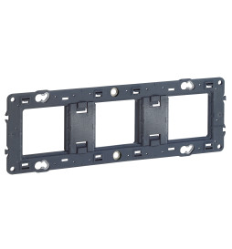 Legrand - Support triple 3 postes - Mosaic/Céliane - Fixation VIS - 080253