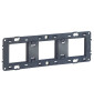 Legrand - Support triple 3 postes - Mosaic/Céliane - Fixation VIS - 080253