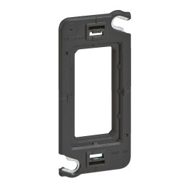 Legrand - Support simple 1 poste (1M) - Mosaic/Céliane - Fixation VIS - Réf : 080250