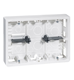 Legrand - Cadre Prog Mosaic -prof 46 mm- 2x6/2x8/2x3x2 modules - 080276