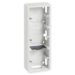 Legrand Mosaic - Cadre saillie 3 postes - 3 x 2 modules - vertical - Réf : 080283