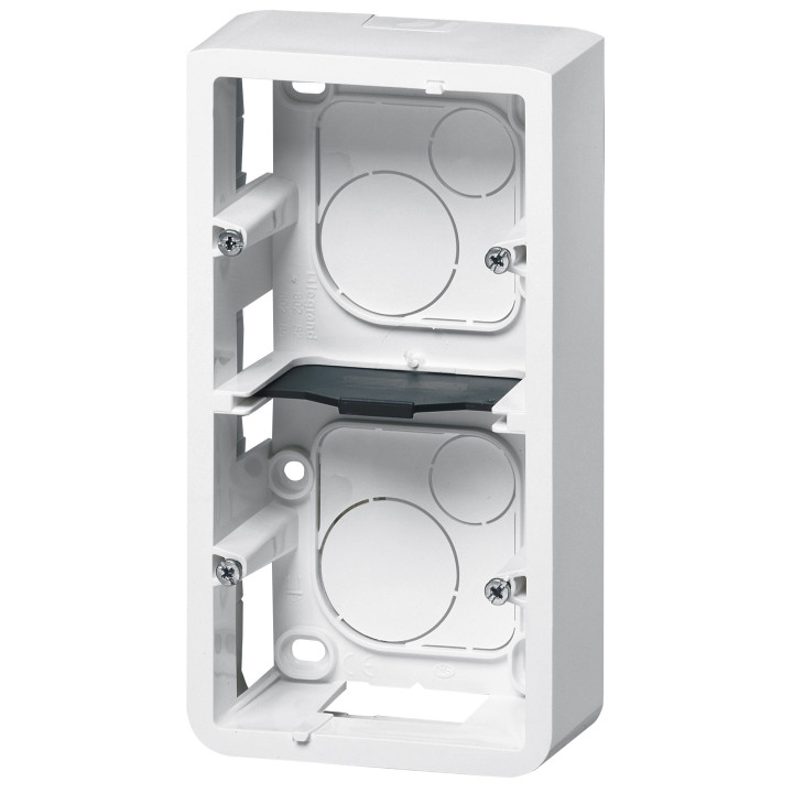 Legrand Mosaic - Cadre saillie 2 postes - 2 x 2 modules - vertical - Réf : 080282