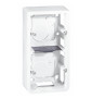 Legrand Mosaic - Cadre saillie 2 postes - 2 x 2 modules - vertical - Réf : 080282