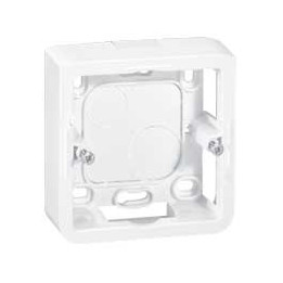 Legrand Mosaic - Cadre saillie 1 poste - prof 40 - 2 modules - 080281
