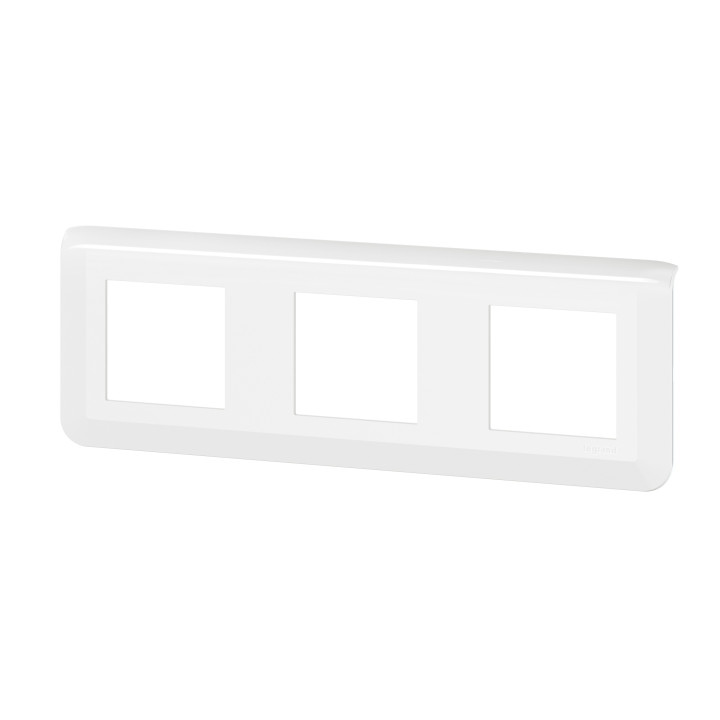 Legrand - Plaque de finition horizontale Mosaic pour 3x2 modules blanc - Réf : 277806L