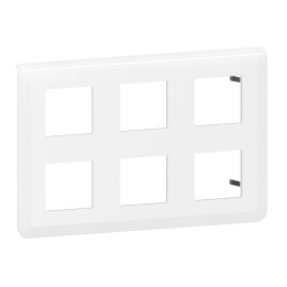 Legrand Mosaic - Plaque 2 x 3 x 2 modules - Blanc - Réf : 078832L