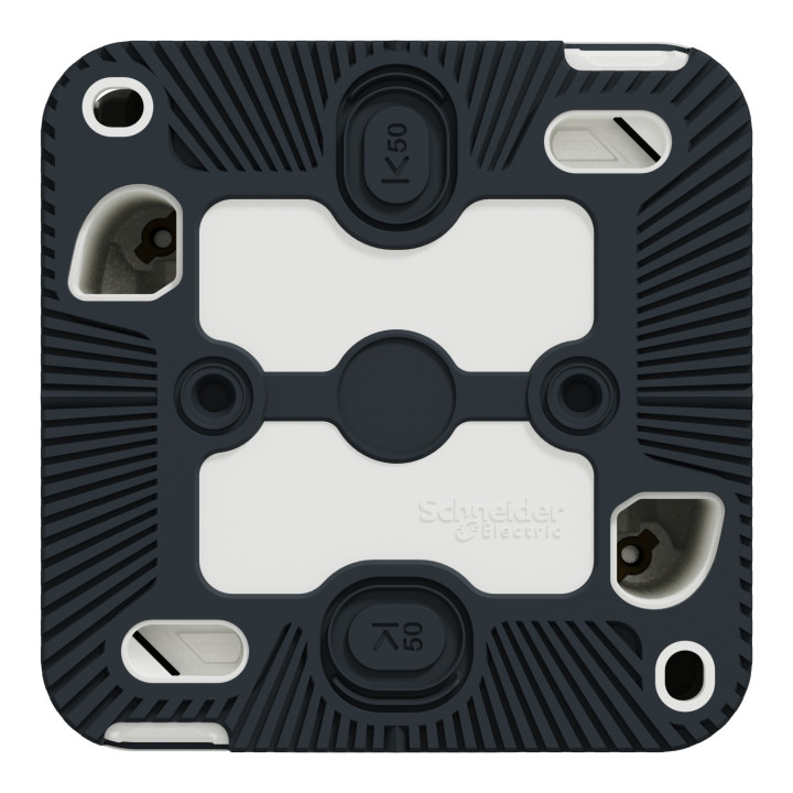 Schneider - Mureva Styl - Prise courant 2P+T - saillie - IP55 - IK08 - connexion auto - blanc - MUR39030