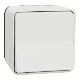 Schneider - Mureva Styl - Va et vient - saillie - IP55 - IK08 - MUR39021 - connexion auto - blanc - MUR39021