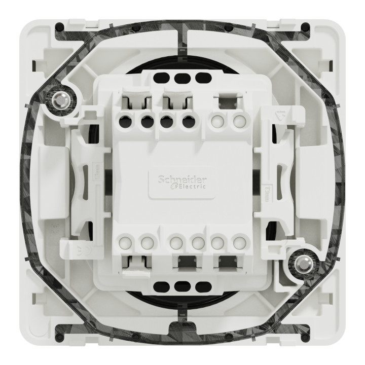 Schneider - Mureva Styl - Composable va et vient lumineux - saillie ou encastré  - IP55 - IK08 - connex. auto - blanc - MUR39024