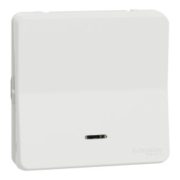 Schneider - Mureva Styl - Composable va et vient lumineux - saillie ou encastré  - IP55 - IK08 - connex. auto - blanc - MUR39024