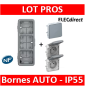 Legrand Plexo - Boîtier 3 postes verticaux - IP55/IK07 + 2 PC 2P+T 16A + V.V. - 069679+069563+069511