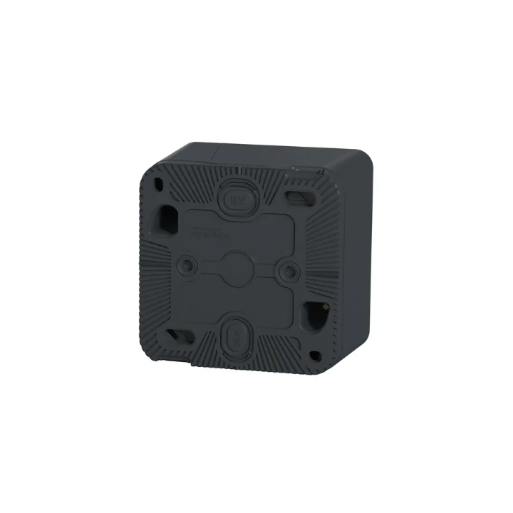 Schneider - Mureva Styl - Boîte 1 poste composable - en saillie - IP55 - IK08 - gris - Réf : MUR37911