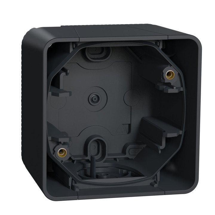 Schneider - Mureva Styl - Boîte 1 poste composable - en saillie - IP55 - IK08 - gris - Réf : MUR37911