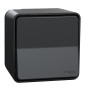 Schneider - Mureva Styl - Bouton poussoir - saillie - IP55 - IK08 - connexion auto - gris - MUR35026