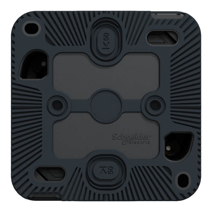 Schneider - Mureva Styl - Va et vient lumineux Led - saillie - IP55 - IK08 - connexion auto - gris - MUR35024