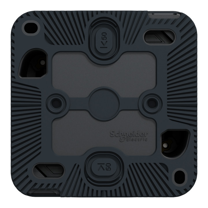 Schneider - Mureva Styl - Double va et vient - saillie - IP55 - IK08 - connexion auto - gris - MUR35022