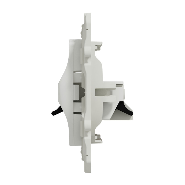 Schneider Odace - Prise haut-parleur 2 sorties - Blanc - Réf : S520488