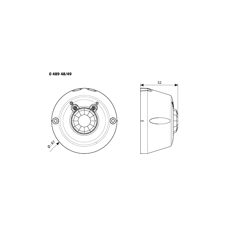 Legrand - Détecteur de mouvement PIR 360° portée 8m IP41 - plafond - Blanc - saillie - 048948