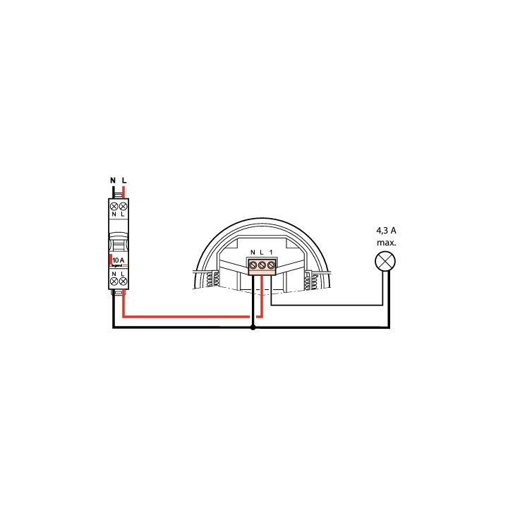 Legrand - Détecteur de mouvement PIR 360° portée 8m IP41 - plafond - Blanc - saillie - 048948