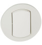Legrand - Céliane - Enjoliveur simple allumage blanc - IP44 - Réf: 067801