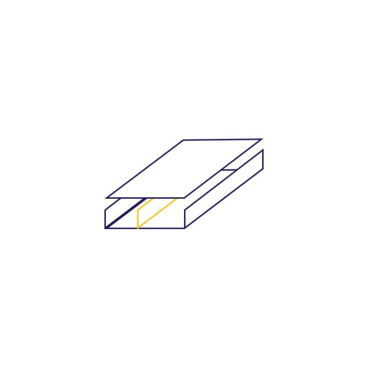 Cofrelec - Goulotte GTL saillie 255 cm - 2 fonds - 2 couvercles - 2 cloisons - 6 supports - Réf : COF255SCE1