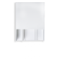 Cofrelec - Goulotte GTL saillie 255 cm - 2 fonds - 2 couvercles - 2 cloisons - 6 supports - Réf : COF255SCE1