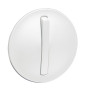 Legrand - Céliane - Enjoliveur pour Va-et-vient/Poussoir Soft 10AX - Doigt étroit - Blanc - Réf : 065001