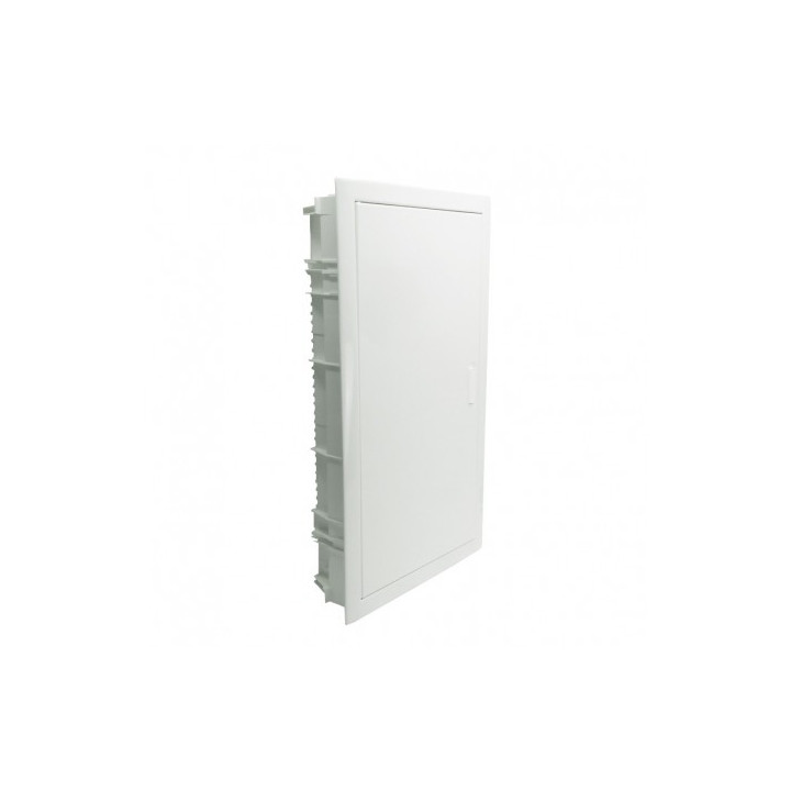 Legrand - Coffret encastré - porte métal extra plate - 3 rangées - 36+6 mod - 001533