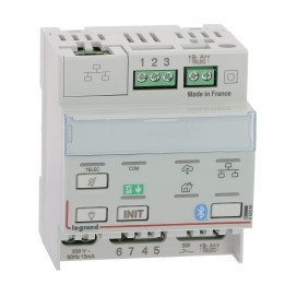 Legrand - Télécommande modulaire multifonctions connectée non polarisée IP pour bloc d'éclairage et alarme incendie - 062520
