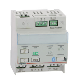 Legrand - Télécommande modulaire multifonctions connectée non polarisée IP pour bloc d'éclairage et alarme incendie - 062520