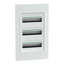 Schneider - PrismaSeT XS - Coffret encastré 3 rangées 13 modules - sans porte - Réf : LVSXS313