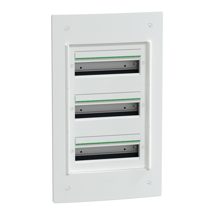 Schneider - PrismaSeT XS - Coffret encastré 3 rangées 13 modules - sans porte - Réf : LVSXS313