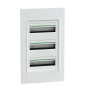 Schneider - PrismaSeT XS - Coffret encastré 3R - 13M - sans porte - Réf : LVSXS313