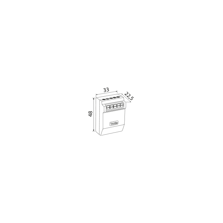 Yokis - Power - Télérupteur Temporisable Radio - 2000W - Réf : MTR2000ERP