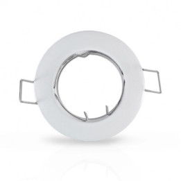 Miidex - Support de spot encastré - Rond - Blanc - Ø78 mm - Réf : 7710