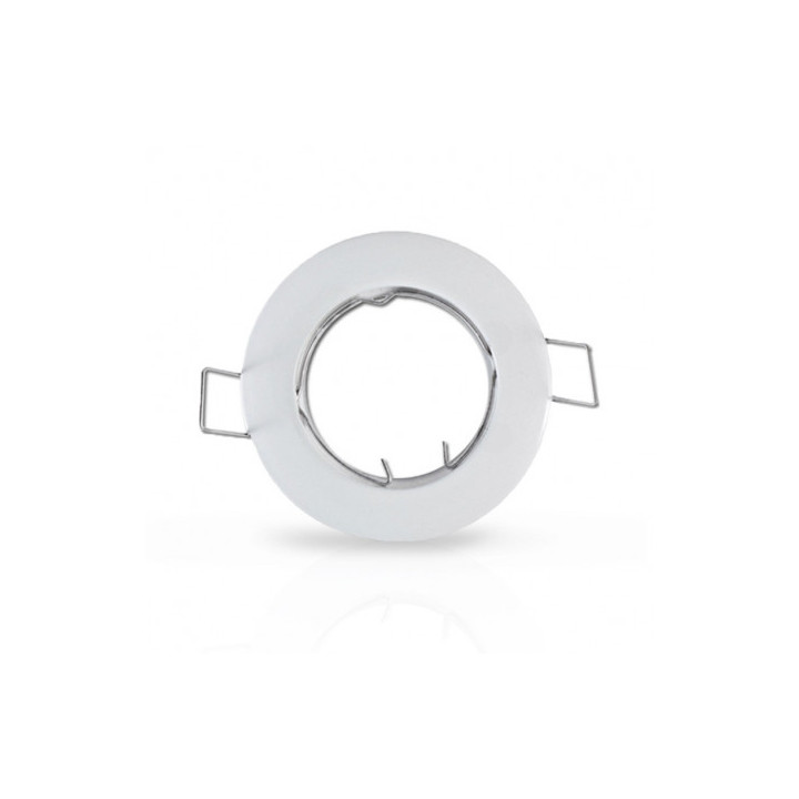Miidex - Support de spot encastré - Rond - Blanc - Ø78 mm - Réf : 7710