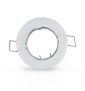 Miidex - Support de spot encastré - Rond - Blanc - Ø78 mm - Réf : 7710