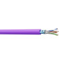 CAE - Câble RJ45 Catégorie 6A F/FTP 4P - Couronne de 100m - Violet - Réf : CAEF5554SH1