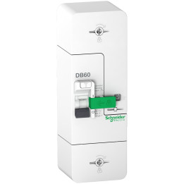 Schneider - Disjoncteur de branchement EDF 15/30/45A instantané - 500mA - bipolaire - Réf : R9FT645
