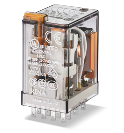 Finder - Relais Industriel 4RT - 7A - 230V - AC - Réf : 553482300040