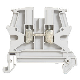Legrand - Bloc jonction Viking 3 - À vis - Gris - 1 entrée & 1 sortie - Pas 5 mm - Réf : 037160