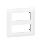 Legrand - Mosaic - Plaque 2 x 5 modules - Blanc - Réf : 078830L