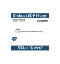 Klauke - Embout de raccordement EDF Phase - Noir - 60A - 16mm2