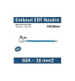 Klauke - Embout de raccordement EDF Neutre - Bleu - 60A - 16mm2
