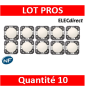 Legrand - Interrupteur ou va-et-vient Legrand dooxie 10AX 250V finition blanc - 600001x10