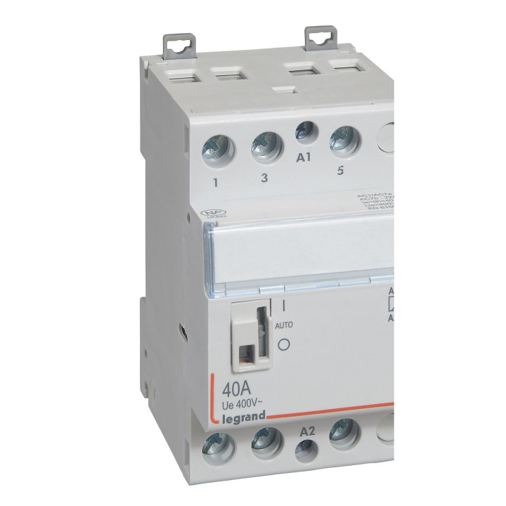 Legrand - Contacteur de puissance CX³ bobine 230V~ - 3P 400V~ - 40A - contact 3F - 3M - Réf : 412549