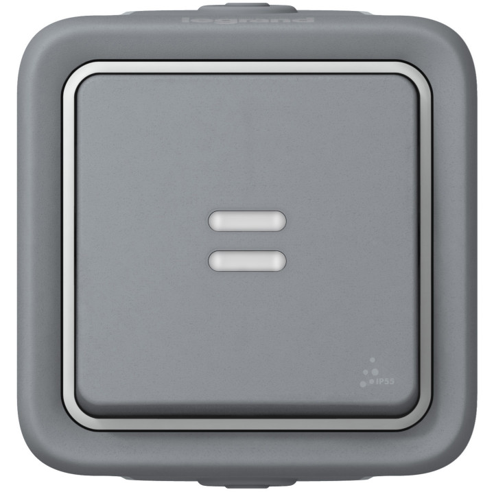 Legrand Plexo - Va-et-Vient témoin 10A - 230V - IP55/IK07 - 069712