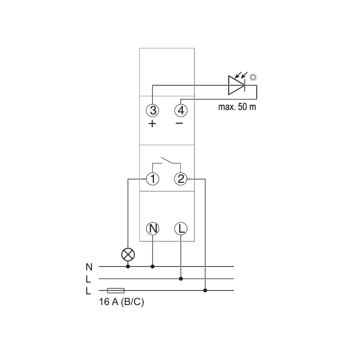 Schneider - Acti9 IC 100 - interrupteur crépusculaire - 2..100 lux - avec cellule murale - Réf : CCT15482
